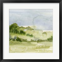 Framed 'Tempered Horizon II' border=