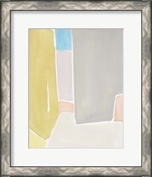 Framed 'Pastels to the Sea II' border=