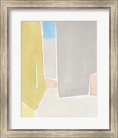 Framed 'Pastels to the Sea II' border=