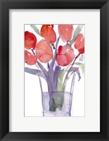 Framed My Red Tulips I