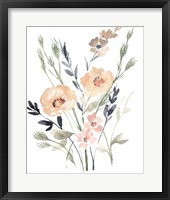 Peach & Paynes Bouquet II Framed Print