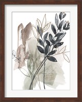 Framed Bundled Leaves I