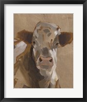 East End Cattle II Framed Print