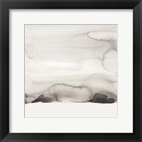 Framed Watercolor Abstract Horizon II
