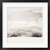 Framed Watercolor Abstract Horizon II