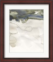 Framed Watercolor Abstract Horizon IV