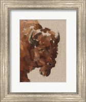 Framed Tiled Bison I