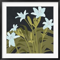 Framed Garden Lilies I