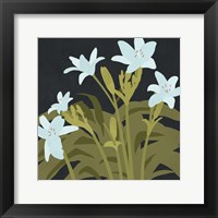 Framed Garden Lilies I