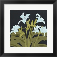 Garden Lilies II Framed Print