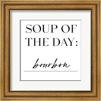 Framed Soup du Jour I