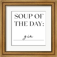 Framed Soup du Jour II