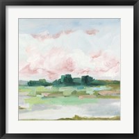 Framed Pink Marsh I