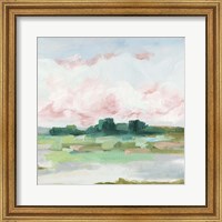 Framed Pink Marsh I
