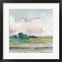 Framed Pink Marsh II