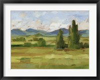 Framed Tuscan Vista II