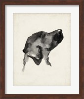 Framed Puppy Profile I