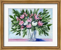 Framed Rosy Bouquet II