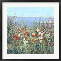 Seaside Garden I Framed Print