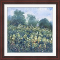 Framed 'Meadow Wildflowers I' border=