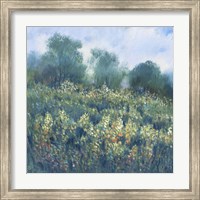 Framed 'Meadow Wildflowers I' border=