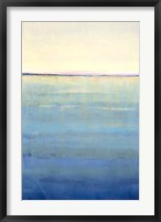 Ocean Blue Horizon I Framed Print