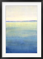 Framed Ocean Blue Horizon II