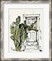 Framed Cactus Door I