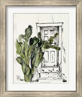 Framed 'Cactus Door I' border=