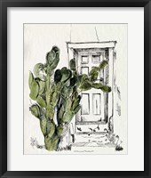 Framed Cactus Door I