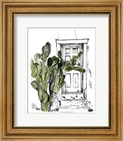 Framed Cactus Door III