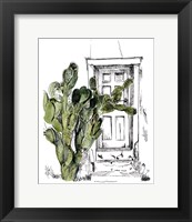 Framed Cactus Door III