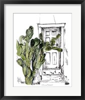 Framed Cactus Door III