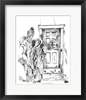 Framed 'Cactus Door V' border=