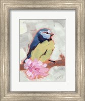 Framed Painted Songbird II