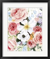 Framed 'Wildflower Dreams I' border=