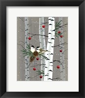 Framed Birch Birds II