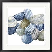 Found Pebbles I Framed Print