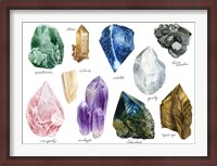 Framed Healing Crystals III