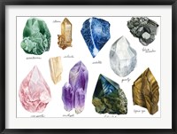 Framed Healing Crystals III