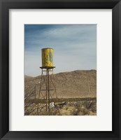 Framed Yellow Water Tower I