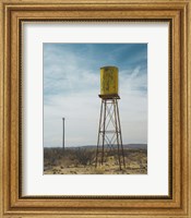 Framed Yellow Water Tower II