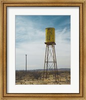 Framed Yellow Water Tower II