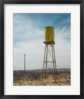 Framed Yellow Water Tower II