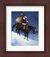 Framed Cowboy Christmas