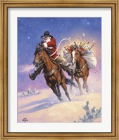 Framed Santa's Big Ride