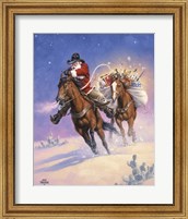 Framed Santa's Big Ride