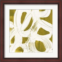 Framed Olive Helix I