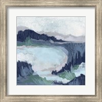 Framed Blue Marsh Grove II