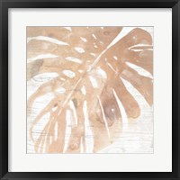 Neutral Palm Fossil I Framed Print